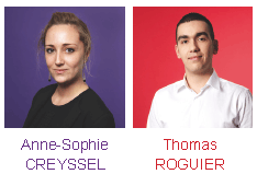 Anne-Sophie CREYSSEL   Thomas ROGUIER